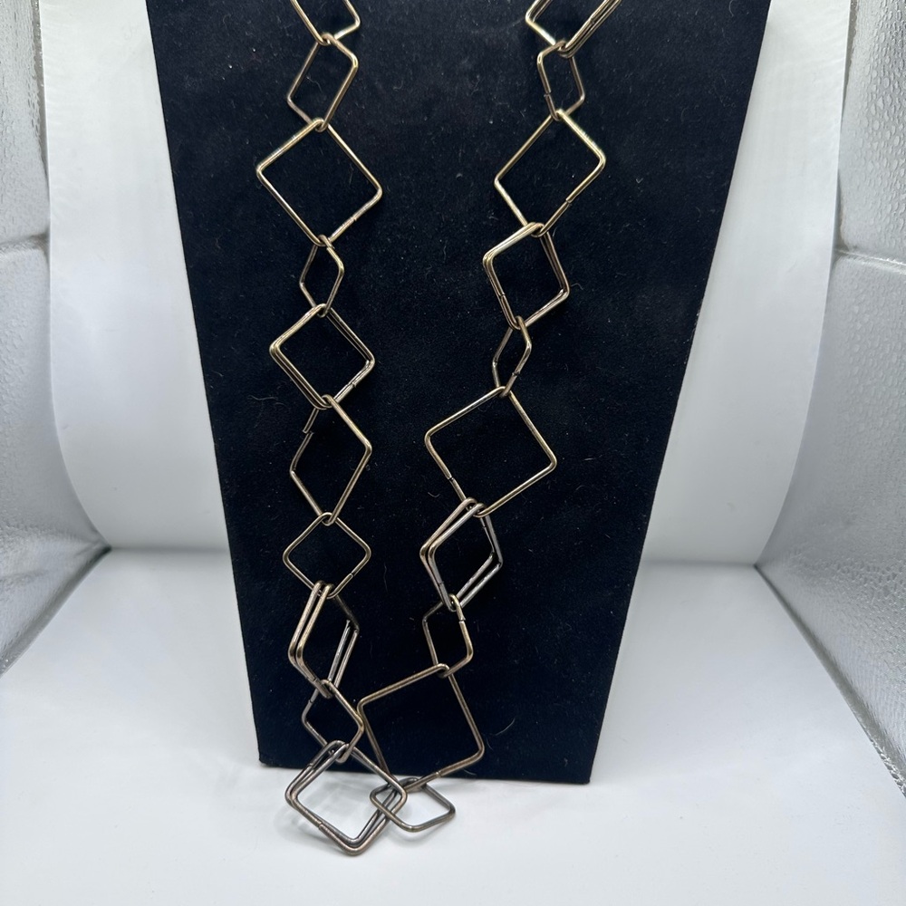 Paparazzi Gold Geometric Necklace with Unique Design